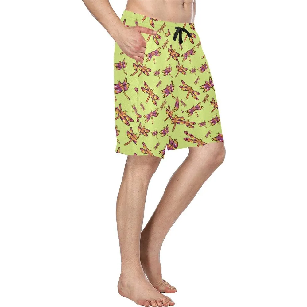 Gathering Lime Men's Casual Shorts